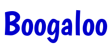 Boogaloo шрифт